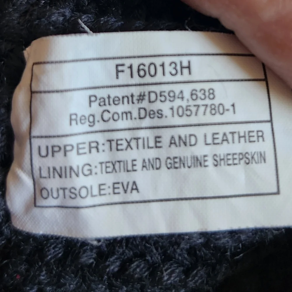 UGG Black Cardy Knit Slouchy Cabincore Granolagirl Boots Size 11
